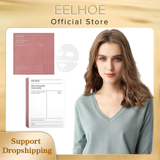 EELHOE Bio Collagen Facial Mask Firming Face Lift Moisturizing Skin Tightening Products Hydrator Deep Repair Rejuvenation Mask