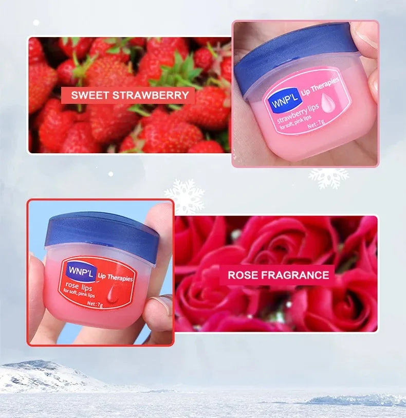 4/6/8 Boîtes de rouge à lèvres en vaseline pour éliminer la réparation de la peau morte lèvres sèches Rafraîchissement